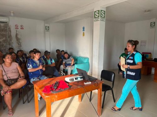 AGENTES COMUNITARIOS RECIBEN CAPACITACIÓN ANTE ALERTA EPIDEMIOLÓGICA POR BROTE CONFIRMADO DE SARAMPIÓN 2